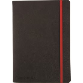 Oxford Black n'Red Soft Notesbog A5, linjeret