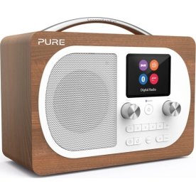 Pure Radio Evoke H4 med FM/DAB/DAB+, Valnød