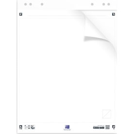 Oxford SC Flipoverpapir, blank, 65x80cm, 20ark