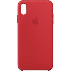 Apple cover til iPhone Xs Max i silikone, rød