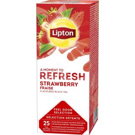 Lipton Jordbær te, 25 x 2g