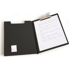 Durable Clipboard | A4 | Med omslag | Sort