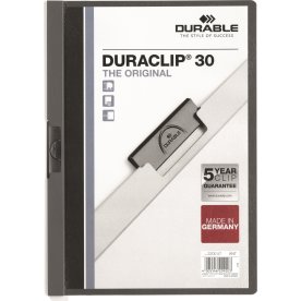 Durable Duraclip 30 Klemmappe | A4 | Antracit