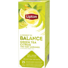 Lipton Grøn te med citrus, 25 x 2g