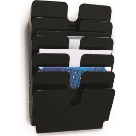 Durable FP Brochureholder | 6 | A4 tværf. | Sort