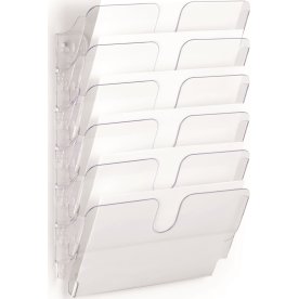 Durable FP Brochureholder | 6 | A4 tværf. | Klar