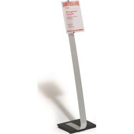 Durable Crystal Sign Gulvskilt | A4