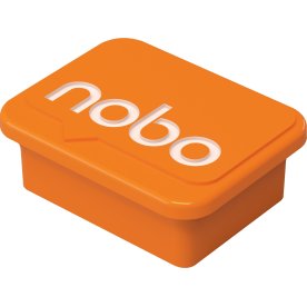 Nobo orange magneter til whiteboard, 4 stk