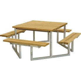 Plus Twist bord/bænkesæt, Lærk, 204 cm