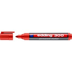 Edding 300 Permanent Marker | Rød
