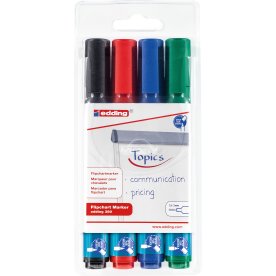 Edding 380 Flipover Marker | 4 farver