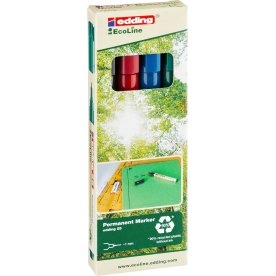 Edding 25 Ecoline Permanent Marker | 4 farver