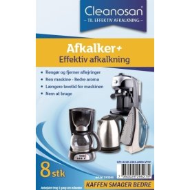 Cleanosan Rengøringstabs | Afkalker+ | 8 tabs