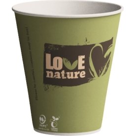 Kaffebæger Bioware bionedbrydelig PEFC, 30 cl.  