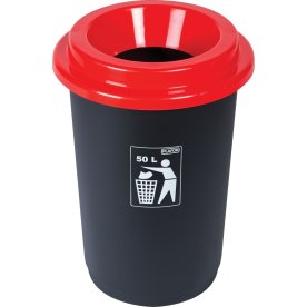 ECO Affaldsspand til sortering | Rød | 50 L