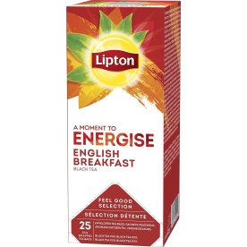 Lipton English Breakfast te, 25 breve