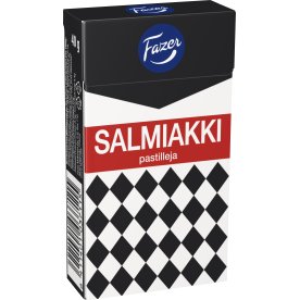 Fazer Salmiakki Rød Pastiller, 40 g