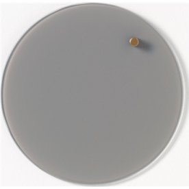 NAGA Nord magnetisk glastavle, 25 cm, grå
