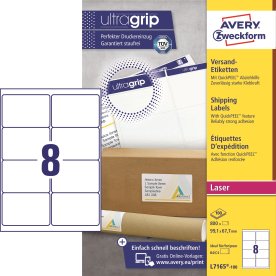 Avery L7165 Etiketter | 99,1x67,7 mm | 800 stK