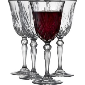 Lyngby Glas Melodia Rødvinsglas, 4 stk., 27 cl