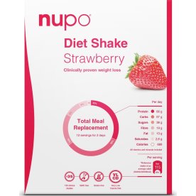 Nupo Diet shake jordbær, 384g