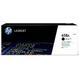HP Color LaserJet 658A lasertoner, sort