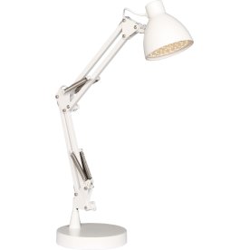 Bronx Bordlampe, Ø10 cm, LED, Hvid