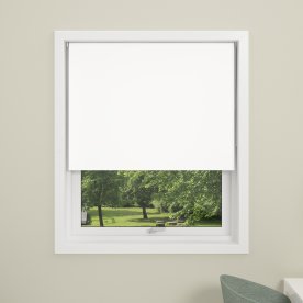 Debel Uni Rullegardin, Mørkl, 120x175 cm, Hvid