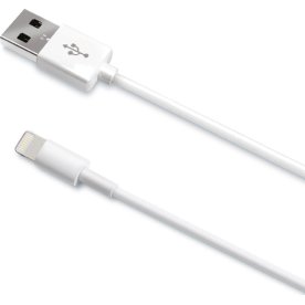 Celly lightning til USB kabel, 1 meter, hvid