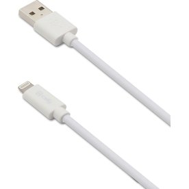 Celly lightning til USB kabel, 3 meter, hvid