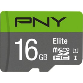PNY MicroSDHC Elite 16GB Class 10 m/adapter