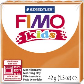 Fimo Kids Ler, 42 g, orange