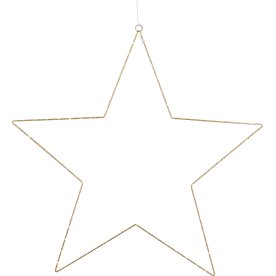 Sirius Liva Stjerne, 80 LED, Ø70 cm, guld