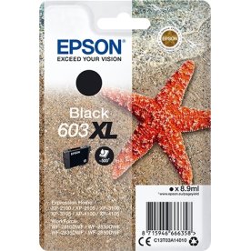 Epson 603XL blækpatron, sort, blister