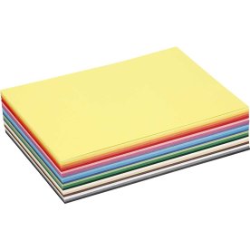 Colortime Karton, A5, 180g, 300 ark, ass. farver 