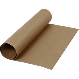 Læderpapir, 350g/m2, 50x100 cm, mørk brun
