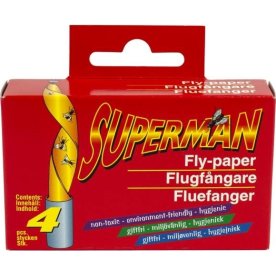 Superman Fluefanger, 4 stk.