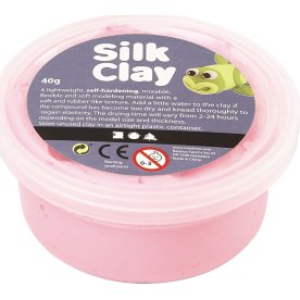 Silk Clay Modellervoks, 40 g, pink