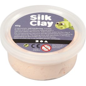Silk Clay Modellervoks, 40 g, hudfarvet
