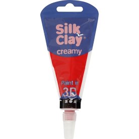 Silk Clay Creamy Modellervoks, 35 ml, rød