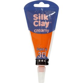 Silk Clay Creamy Modellervoks, 35 ml, orange