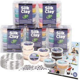 Silk Clay Modellervoks Klassesæt, fantasi