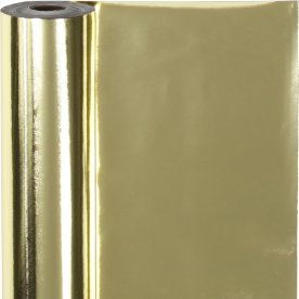 Gavepapir | Metallic Guld | 50cm x 100m