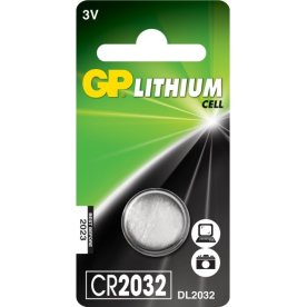 GP CR2032 Lithium knapcelle batteri, 1 stk.