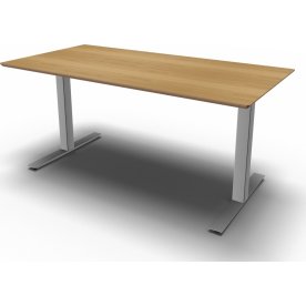 Square Kantinebord, 120x80 cm, Eg/Alu
