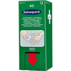 Salvequick Sårrens | Vådservietter | 40 stk