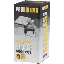 Probuilder klammer t/hæftepistol, 12 mm, 5000 stk.