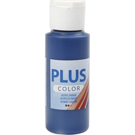 Plus Color Hobbymaling, 60 ml, navy blue