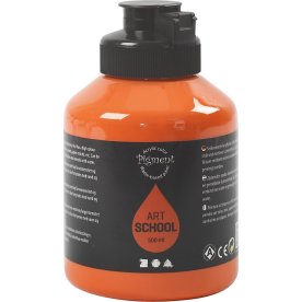 Pigment Kunstnermaling, 500 ml, orange