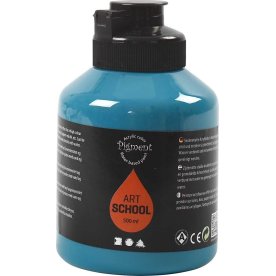 Pigment Kunstnermaling, 500 ml, turquoise